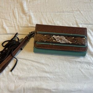 Brown Western Wallet